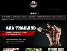Tablet Screenshot of akathailand.com